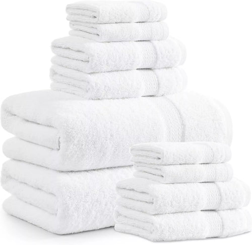6 Piece 800GSM Towel Bale- 100% Cotton Towelsworld